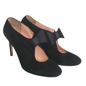 NWB Kate Spade Basil Black Women's Heels with Bow Accent 6.5M